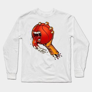 basketball angry hand Long Sleeve T-Shirt